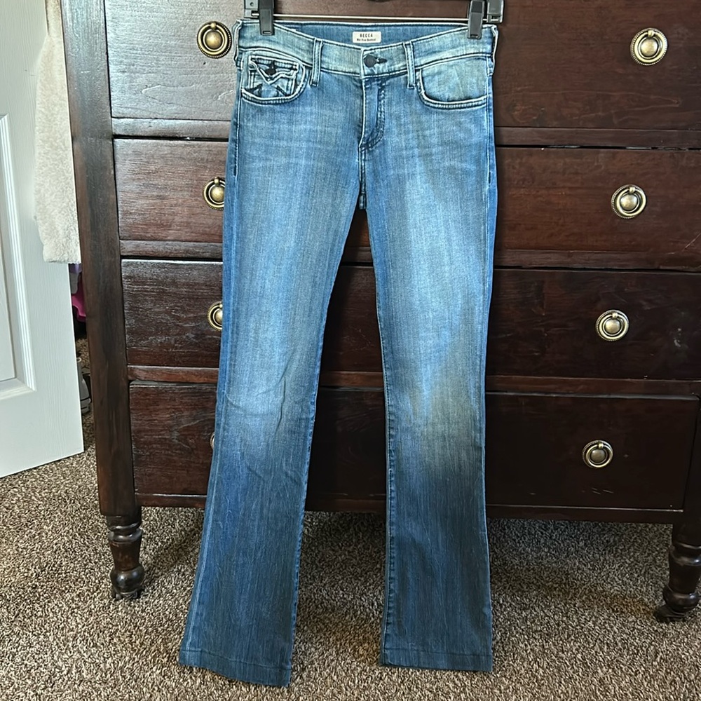 TRUE RELIGION Ladies "BECCA" Midrise Bootcut Jeans Size 25